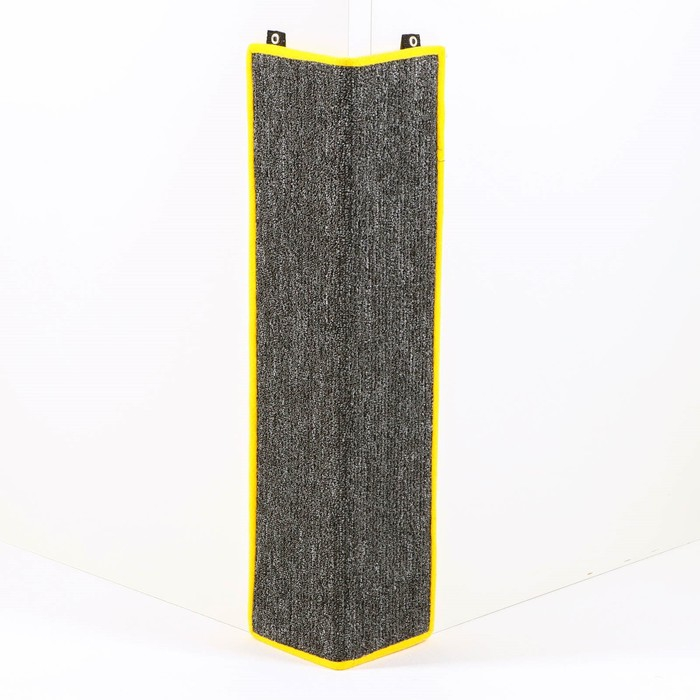 Когтеточка  угловая большая, с пропиткой, 67 х 14 см, микс цветов