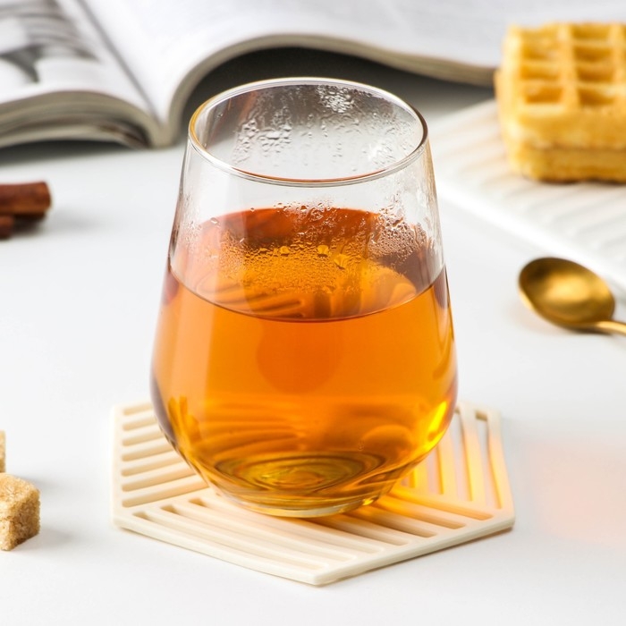 Подставка под горячее силиконовая, 13×11,5×0,3 см, цвет белый Подставка под горячее силиконовая, 13×11,5×0,3 см, цвет белый