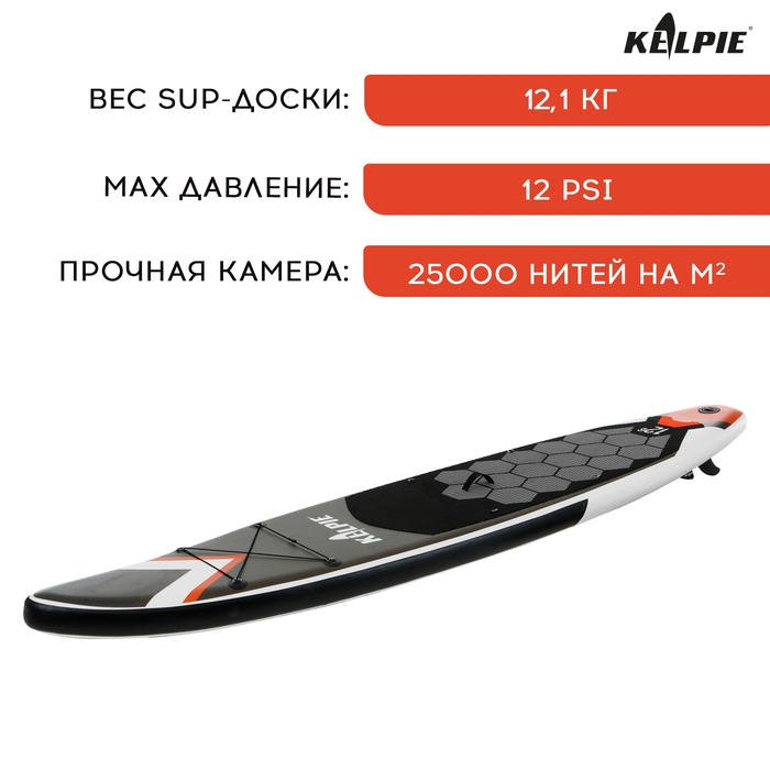 SUP доска туринговая TOURING KELPIE 12.6 SUP доска туринговая TOURING KELPIE 12.6", 383х80х15 см