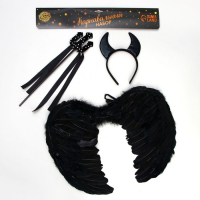 Карнавальный набор &laquo;Чёртик&raquo;, крылья, ободок, трезубец