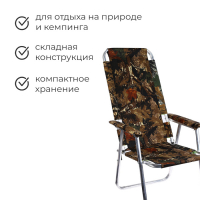 Кресло - шезлонг №3 «Медведь», до 120 кг, цвет МИКС Кресло - шезлонг №3 «Медведь», до 120 кг, цвет МИКС