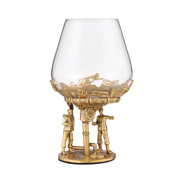Бокал для коньяка Бокал для коньяка "Нефтянники", золото