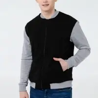 Бомбер College темно-синий, размер L