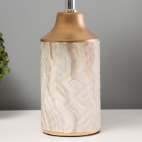 Настольная лампа "Лаура" Е14 40Вт  бело-золотой 22х22х39 см