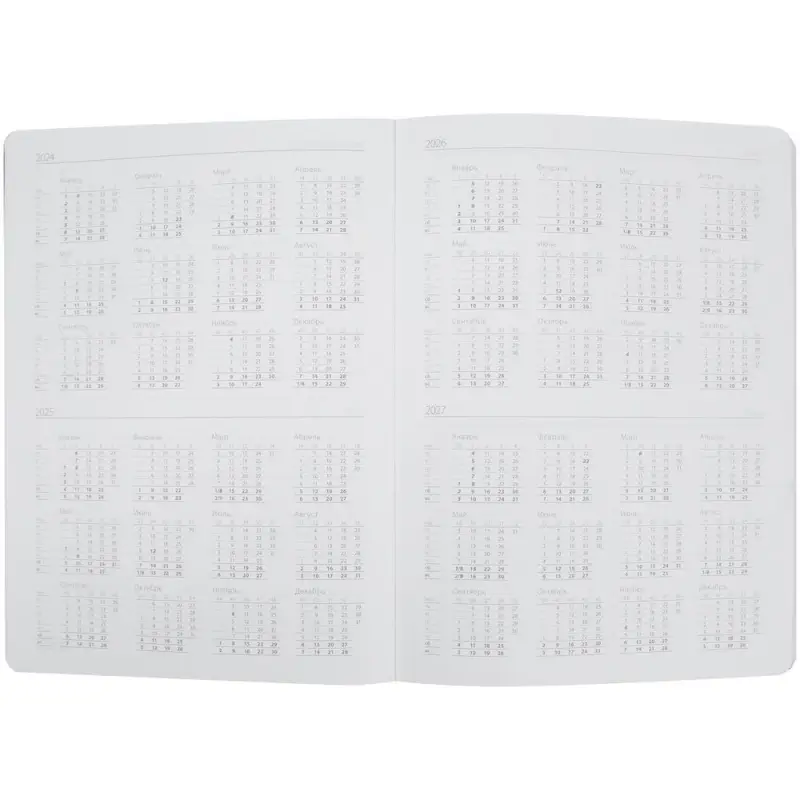 Еженедельник Lucky, недатированный, черный