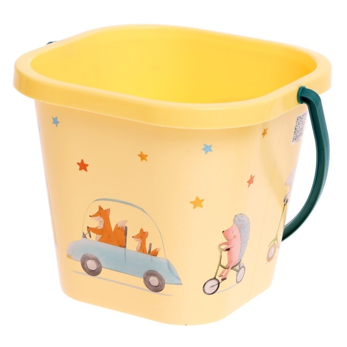 Набор для игры в песке: ведерко, сито, совочек, грабли, 4 формочки Набор для игры в песке: ведерко, сито, совочек, грабли, 4 формочки