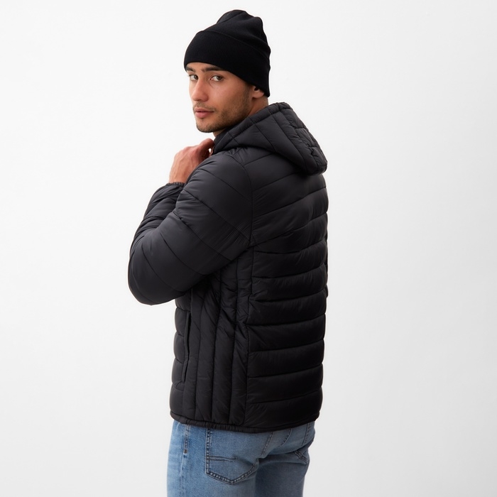 Куртка мужская на молнии Collorista цвет черный, р-р 54