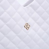 Сумка женская тоут на магните, цвет белый Сумка женская тоут на магните, цвет белый