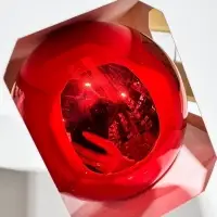 Оформительский шар Finery, 8 см, глянцевый красный Оформительский шар Finery, 8 см, глянцевый красный