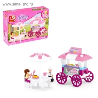 Конструктор «Розовая мечта: закусочная на колёсах», 78 деталей Конструктор «Розовая мечта: закусочная на колёсах», 78 деталей