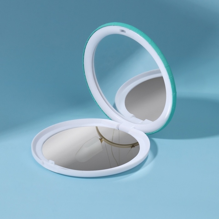 Зеркало складное &laquo;Единороги&raquo;, d = 7 см, рисунок МИКС