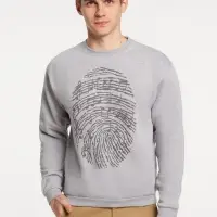 Толстовка &laquo;Код вселенной&raquo;, серый меланж, размер M