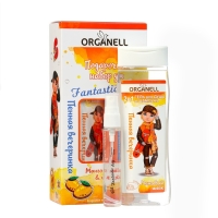 Подарочный набор косметики детский ORGANELL: 2в1 гель для душа и шампунь, 250 мл + душистая вода, 33 мл Подарочный набор косметики детский ORGANELL: 2в1 гель для душа и шампунь, 250 мл + душистая вода, 33 мл