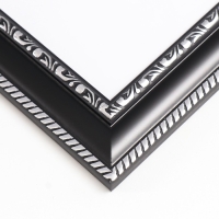 Фоторамка пластик "МИРАМ" 20х30 см чёрный (пластиковый экран)