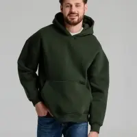 Худи Kulonga Oversize, темно-зеленый хаки, размер ХS/S