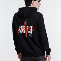 Худи унисекс с карманом на груди Chest Pocket, черное, размер XS/S