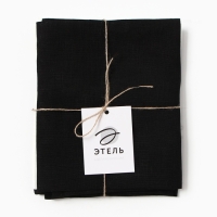 Набор полотенец кух. Этель Linen style МИКС 40х70-3шт, 100% лён