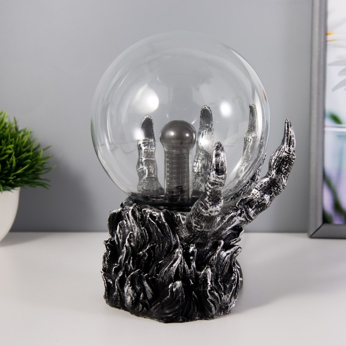 Плазменный шар полистоун Плазменный шар полистоун "Рука из подземелья" 20х17х11 см