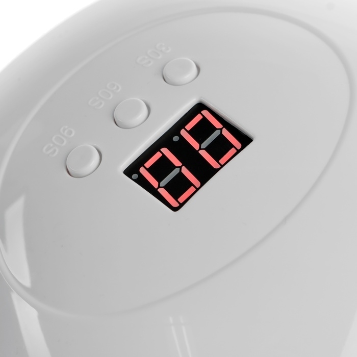 Лампа для гель-лака Luazon LUF-06, UV/LED, 36 Вт, 15 диодов, таймер 30/60/90 с, USB, белая Лампа для гель-лака Luazon LUF-06, UV/LED, 36 Вт, 15 диодов, таймер 30/60/90 с, USB, белая