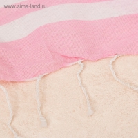 Полотенце для ванны Пештемаль Этель "Персия" 90х170см, 150г/м,80% хл, 20% п/э, розовый