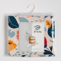 Полотенце для бани &laquo;Цветочное поле&raquo; женское парео, 80х150&plusmn;4 см, 100% хл, ваф. полотно, 160 гр/м2