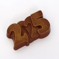 Шоколадная фигурка "2025", бельгийский шоколад, 80 г