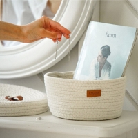 Корзина для хранения SL Home «Бэлл», плетёная ручной работы, большая, 32×32×16 см, цвет белый Корзина для хранения SL Home «Бэлл», плетёная ручной работы, большая, 32×32×16 см, цвет белый