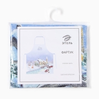 Фартук Этель "Рождественский вечер" 60х70 см, 100% хлопок, саржа 190 г/м2 Фартук Этель "Рождественский вечер" 60х70 см, 100% хлопок, саржа 190 г/м2