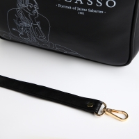 Сумка женская через плечо TEXTURA, маленького размера, цвет чёрный