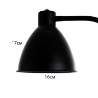 Торшер 19118/1BK E27 40Вт черный 23х159 см