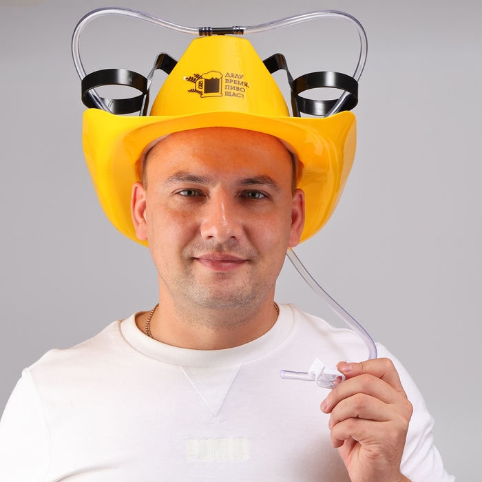 Каска под напитки ковбойская &laquo;Делу время&raquo;