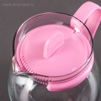 Чайник стеклянный заварочный «Теплота», 400 мл, цвет МИКС Чайник стеклянный заварочный «Теплота», 400 мл, цвет МИКС