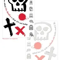 Набор масок для лица с термонаклейками Lucky Game