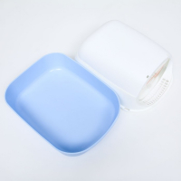 Туалет-домик 43 х 32 х 28 см, бело-синий Туалет-домик 43 х 32 х 28 см, бело-синий