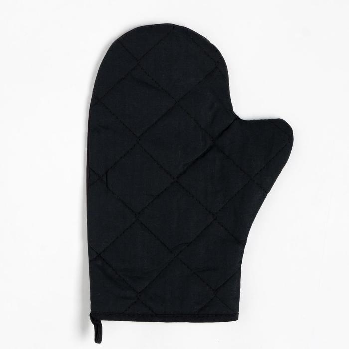 Набор кухонный &laquo;Все исполнит Новый Год" варежка-прихватка 20х28см, прихватка 19х19см,100%хл