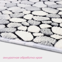 Коврик для ванной и туалета Доляна «Галька», 40×60 см Коврик для ванной и туалета Доляна «Галька», 40×60 см