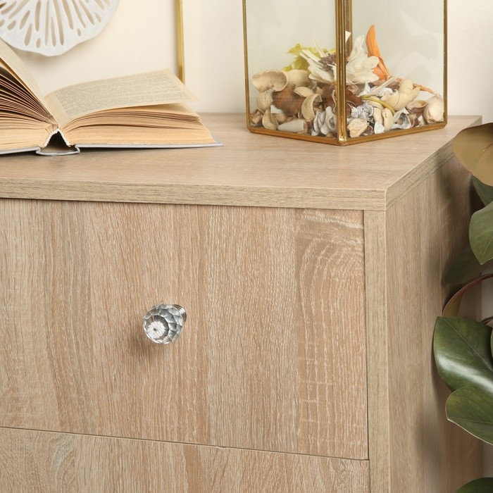 Ручка кнопка ТУНДРА ST001, d=30 мм, цвет хром