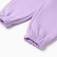 Костюм детский (джемпер, брюки) KAFTAN Hello р.32 (110-116), лиловый