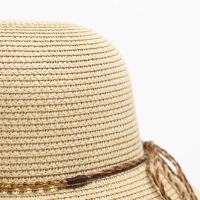 Шляпа женская MINAKU цвет бежевый, р-р 56-58 Шляпа женская MINAKU цвет бежевый, р-р 56-58