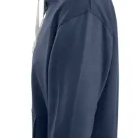 Толстовка мужская на молнии Soul men 290 с контрастным капюшоном, темно-синий, размер S