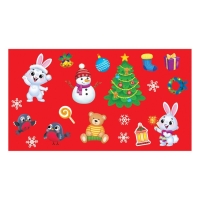 Игрушка на палочке &laquo;Новогодний сюрприз&raquo;, зайчата, МИКС