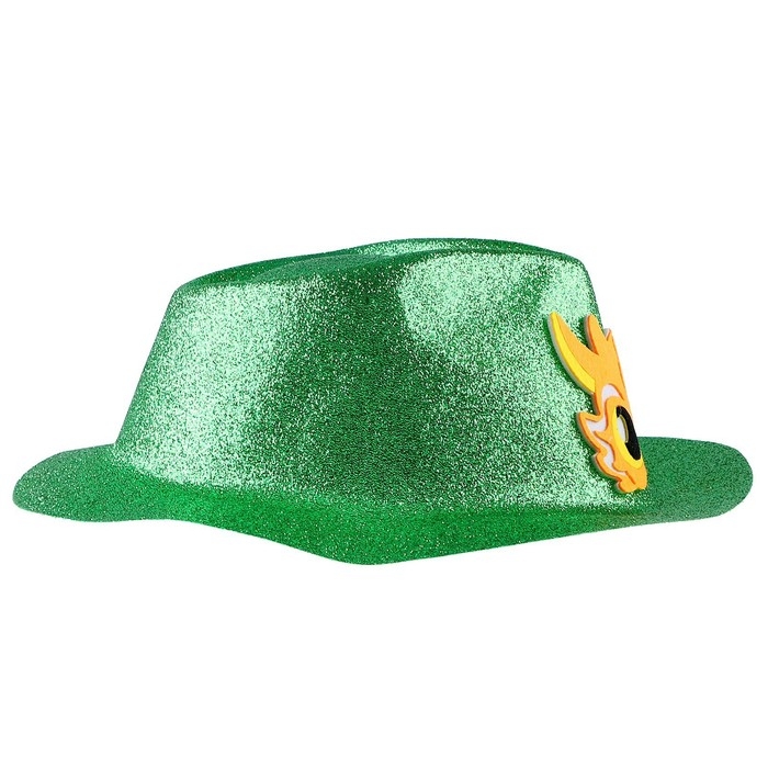 Карнавальная шляпа &laquo;Дракон&raquo;, цвет жёлтый