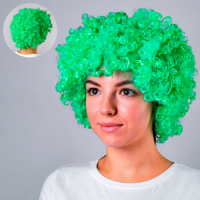 Карнавальный парик &laquo;Кудряшки&raquo;, салатовый