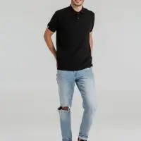 Рубашка поло мужская Virma Premium, черная, размер S