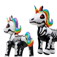 Шар фольгированный 25" «Единорог в костюме скелета» Шар фольгированный 25" «Единорог в костюме скелета»