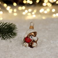 Елочное украшение "Медвежонок с сердечком", мини серия "ВС", в подарочной упаковке, h-5 Елочное украшение "Медвежонок с сердечком", мини серия "ВС", в подарочной упаковке, h-5