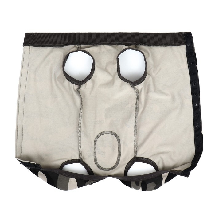 Попона послеоперационная, хлопок, размер M (ДС 33, ОГ 36-46 см, вес 6-15 кг), камуфляж