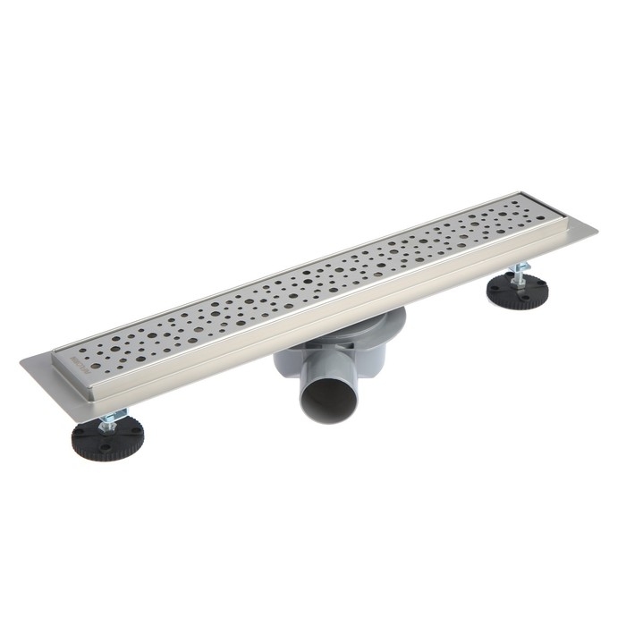 Трап линейный AFLORN AF20307-50, 500х70 мм, c флaнцeм своб. вращения 360&deg;, нерж. сталь