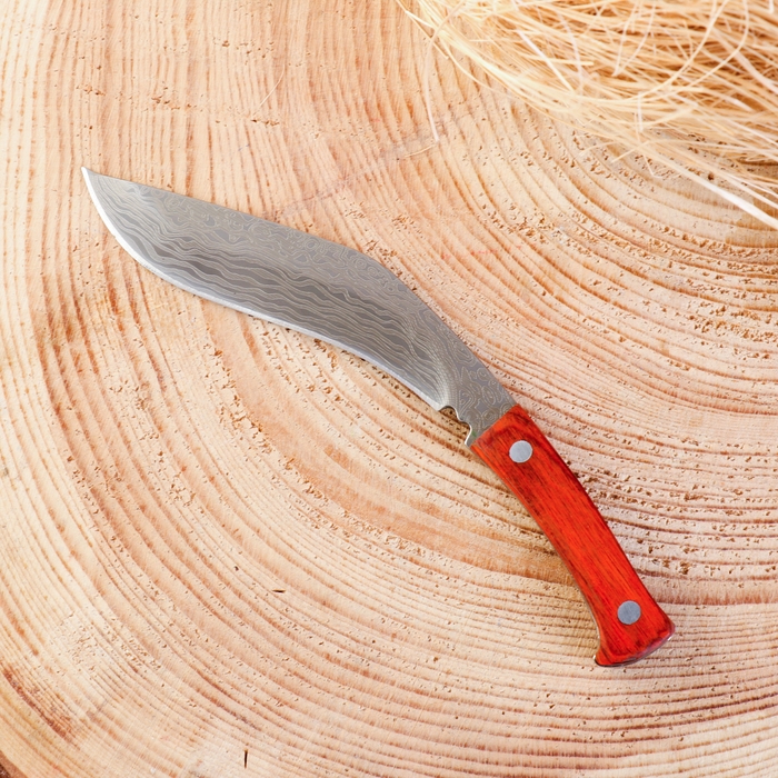 Нож-кукри сувенирный Нож-кукри сувенирный "Дамаск" 12,5см, клинок 80мм/2мм