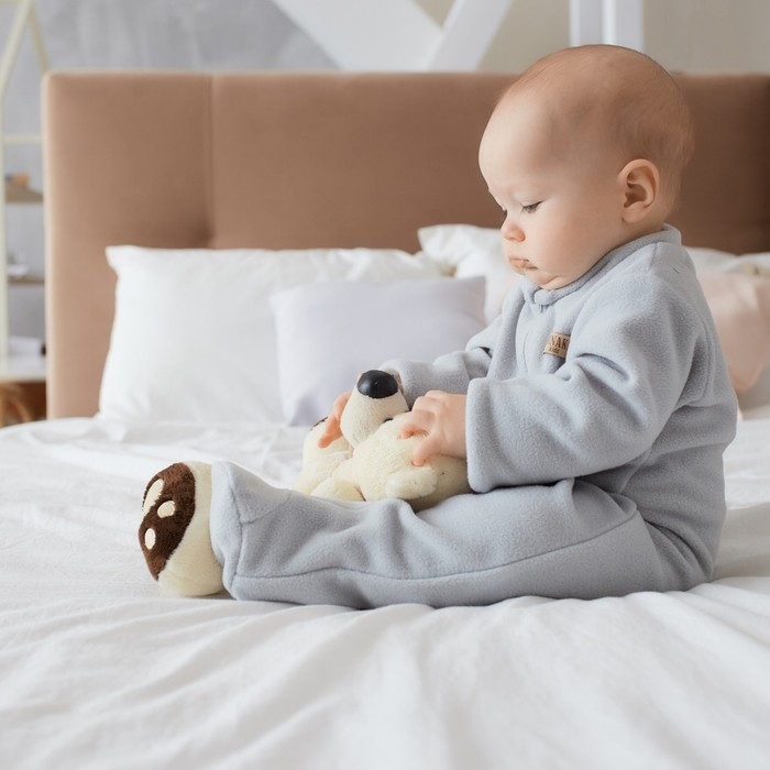 Комбинезон детский MINAKU цвет серый, размер 68-74